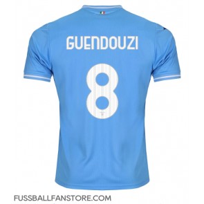 Lazio Matteo Guendouzi #8 Replik Heimtrikot 2023-24 Kurzarm